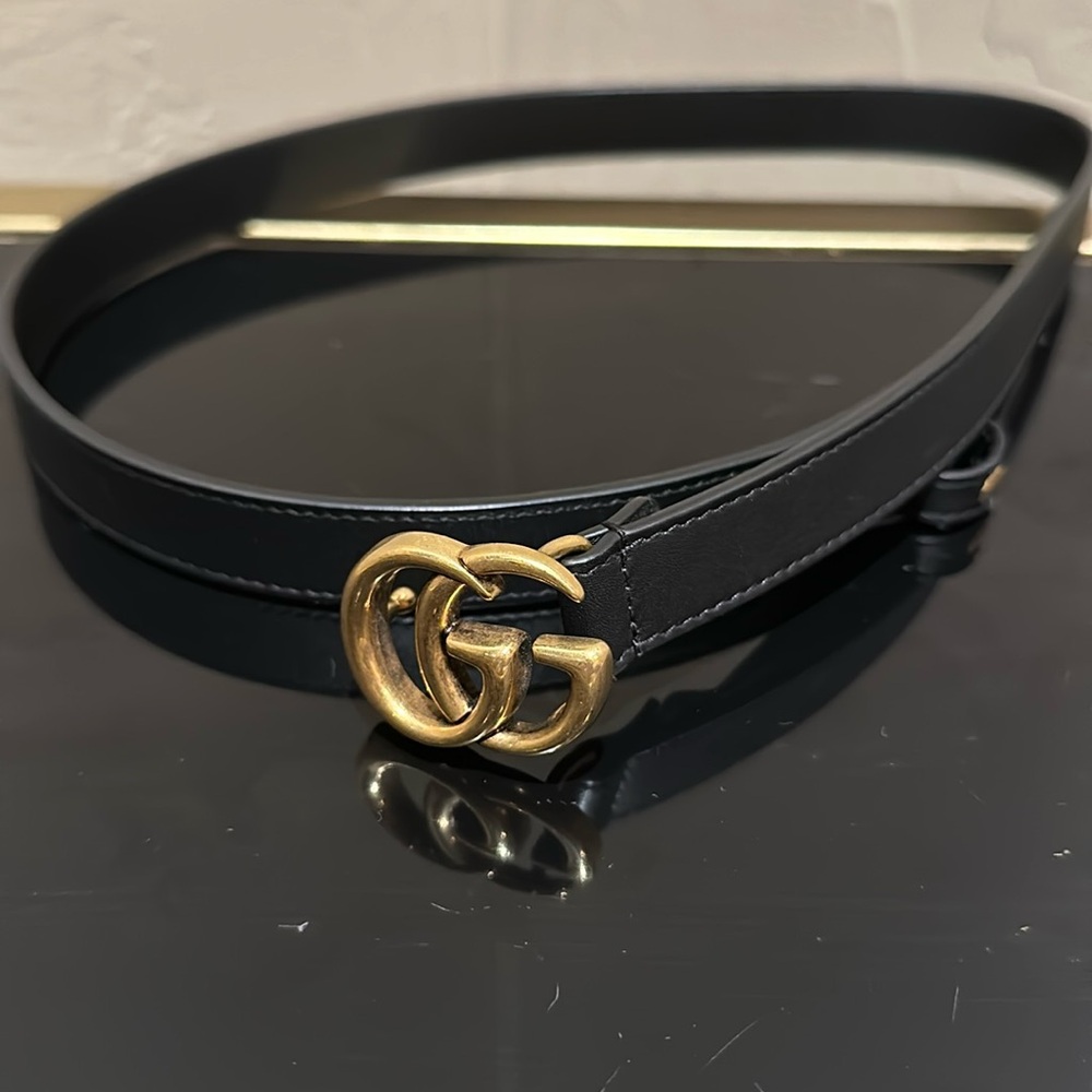 Kids leather Gucci belt in black
Size 8-10yr
100% authentic worn once